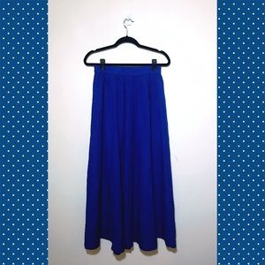 Gap Cobalt Blue Maxi Skirt